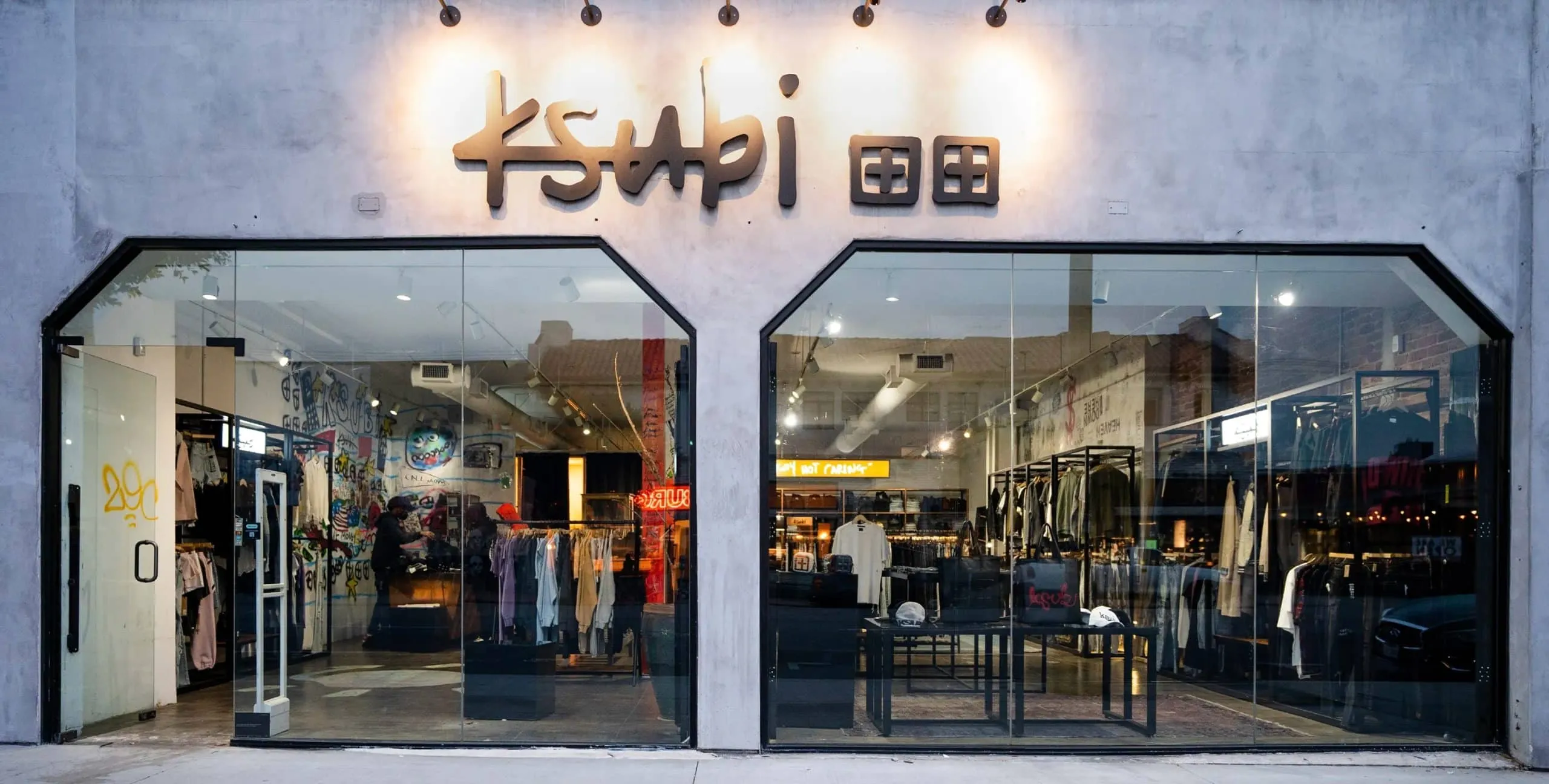 The Ksubi boutique in Los Angeles