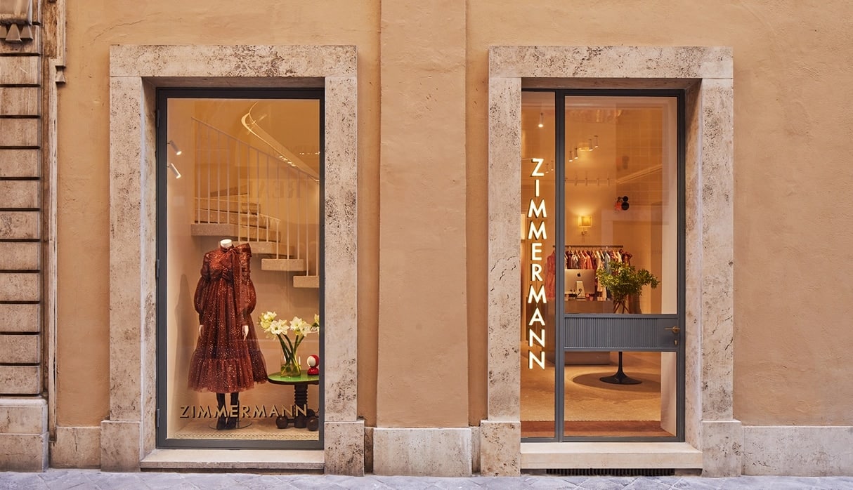 Zimmermann boutique in Rome, Italy